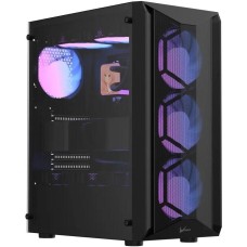 Корпус для ПК FORMULA Корпус ATX Air Power G1 Plus, Midi-Tower, без БП, черный [air power g1 plus black]