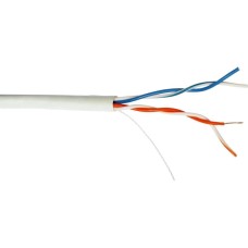LANMASTER Кабель информационный TWT-5EUTP2-LSZH кат.5E UTP 2 пары 24AWG LSZH внутренний 305м белый
