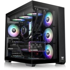 THERMALTAKE Корпус View 380 TG ARGB черный без БП ATX 6x120mm 2x140mm 1x200mm 2xUSB3.0 audio bott PSU