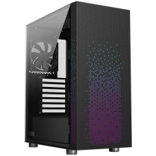 Корпус для ПК AZZA Корпус Celesta F черный без БП ATX 5x120mm 5x140mm 2xUSB2.0 1xUSB3.0 audio bott PSU