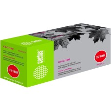 CACTUS Картридж лазерный CS-C718M 718 M пурпурный (2900стр.) для Canon i-Sensys MF8330/MF8340/MF8350/MF8360/MF8540/MF8580/LBP7200/7210/7660/7680