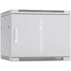 CABEUS Шкаф коммутационный (SH-05F-9U60/60M) настенный 9U 600x600мм пер.дв.металл 60кг серый 540мм 22.5кг 501мм IP20 сталь
