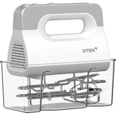 VITEK Миксер VT-HM5001, ручной, белый и серебристый