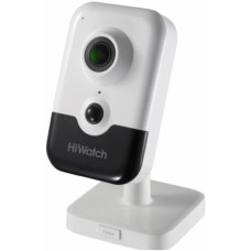 HIWATCH 4Мп компактная IP-камера DS-I414 (4.0mm) с EXIR-подсветкой до 10 м IP Камера, кубическая