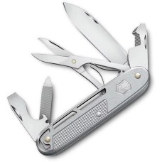 VICTORINOX Складной нож Synergy X Alox, функций: 10, 93мм, серебристый, коробка картонная [0.8226.26]