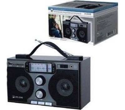 Радиоприемник БЗРП РП-306 УКВ 64-108МГц, бат. 4*R20, 220V, USB/SD, 2 динамика