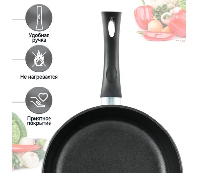 Сковорода НЕВА МЕТАЛЛ ПОСУДА 6128 д.28