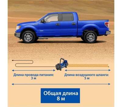 Авто-компрессор GOODYEAR GY000111 GY-40L 40 л/мин со съемной ручкой