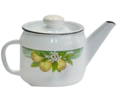 Чайник заварочный ЛЫСЬВА 2707П2/4 с рис. эмал. 1,0л