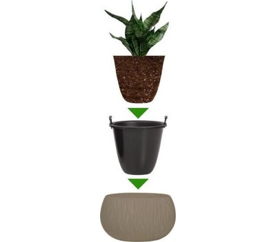 Кашпо PROSPERPLAST DSK290-7529U