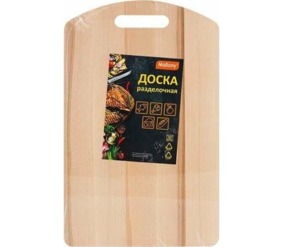 Доска разделочная MALLONY Доска разделочная 22х35 см. (массив берёзы) (986041)