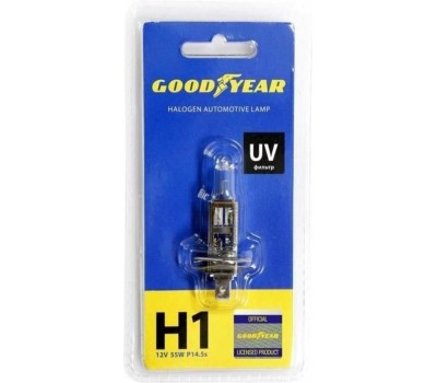 Лампа галогенная GOODYEAR GY011125 Н1 12V 55W P145s More Light (блистер)