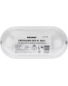 REXANT (607-209) Светильник ЖКХ LED пылевлагозащищенный овал IP65 12Вт 1000Лм 6500K с микроволновым датчиком движения