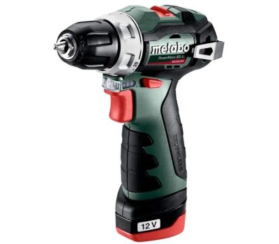 METABO Дрель-шуруповерт PowerMaxx BS BL аккум. патрон:быстрозажимной (кейс в комплекте) (601721500)