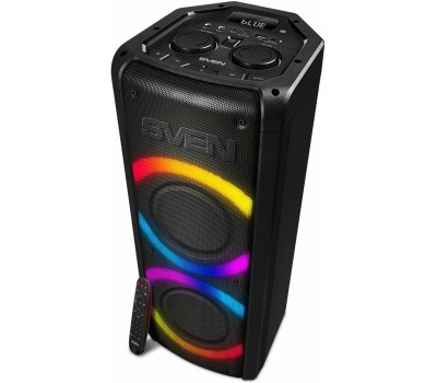 SVEN Портативная акустика АС PS-710, черн (100 Вт, TWS, BT, FM, 4400мАxч)