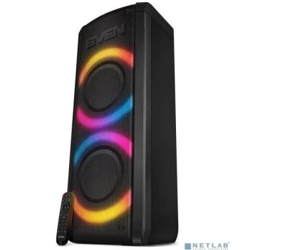 SVEN Портативная акустика АС PS-710, черн (100 Вт, TWS, BT, FM, 4400мАxч)
