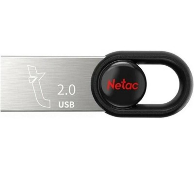 NETAC Флеш Диск 64GB UM2 NT03UM2N-064G-20BK USB2.0 серебристый/черный