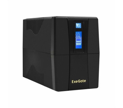 EXEGATE EX292790RUS ИБП Power Smart ULB-1000.LCD.AVR.4C13.RJ.USB <1000VA/550W, LCD, AVR, 4*C13, RJ45/11,USB, Black>