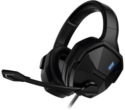 ACER Наушники с микрофоном OHW312 черный 2м мониторные USB оголовье (ZL.HDSEE.007)