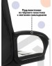 Кресло компьютерное БЮРОКРАТ Кресло руководителя CH 002 Fabric черный 3C11 крестов. пластик