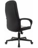 Кресло компьютерное БЮРОКРАТ Кресло руководителя CH 002 Fabric черный 3C11 крестов. пластик