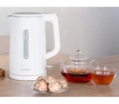 Чайник электрический SCARLETT SC-EK21S31 белый 1,5л