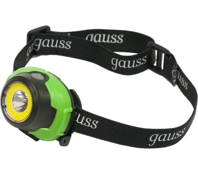 GAUSS Налобный фонарь GFL303, 4Вт [gf303]
