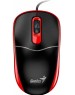 Мышь проводная GENIUS ((31010034403) DX-111черно-красный