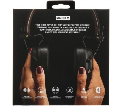 Наушники накладные беспроводные MARSHALL MAJOR V Brown