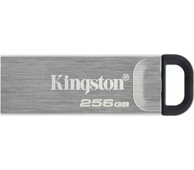 Флешка KINGSTON Флешка USB DataTraveler Kyson 256ГБ, USB3.2, серебристый и черный [dtkn/256gb]