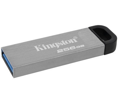 Флешка KINGSTON Флешка USB DataTraveler Kyson 256ГБ, USB3.2, серебристый и черный [dtkn/256gb]