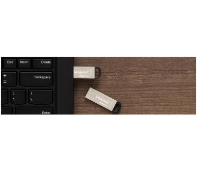 Флешка KINGSTON Флешка USB DataTraveler Kyson 256ГБ, USB3.2, серебристый и черный [dtkn/256gb]