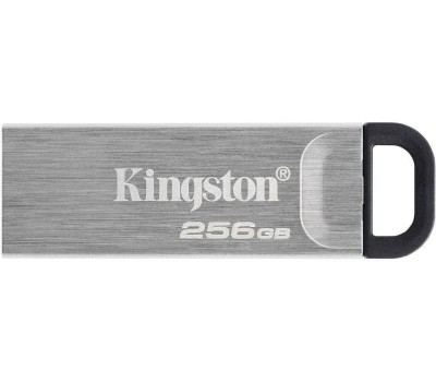 Флешка KINGSTON Флешка USB DataTraveler Kyson 256ГБ, USB3.2, серебристый и черный [dtkn/256gb]