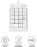 A4TECH Числовой блок Fstyler FK13P, USB, без русского алфавита, белый [fk13p white]