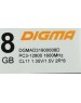 DIGMA Оперативная память DGMAD31600008D DDR3 - 1x 8ГБ 1600МГц, DIMM, Ret