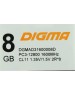 DIGMA Оперативная память DGMAD31600008D DDR3 - 1x 8ГБ 1600МГц, DIMM, Ret