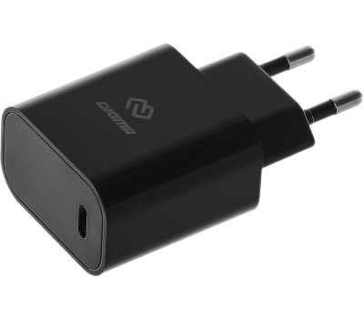 СЗУ DIGMA Сетевое зарядное устройство DGW2C, USB-C, 20Вт, 3A, черный [dgw2c0f010bk]
