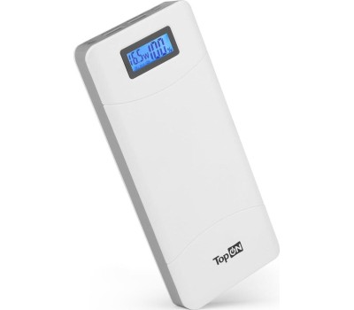 TOPON Внешний аккумулятор (Power Bank) TOP-T72, 18000мAч, белый [101305]