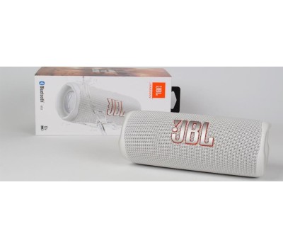 Колонка портативная JBL Flip 6 белый 30W 1.0 BT 10м 4800mAh (JBLFLIP6WHT)
