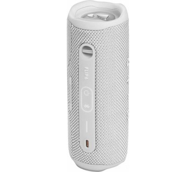 Колонка портативная JBL Flip 6 белый 30W 1.0 BT 10м 4800mAh (JBLFLIP6WHT)