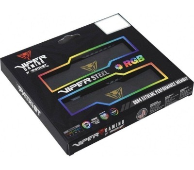Оперативная память PATRIOT Оперативная память Viper Steel PVSR416G360C0K DDR4 - 2x 8ГБ 3600МГц, DIMM, Ret
