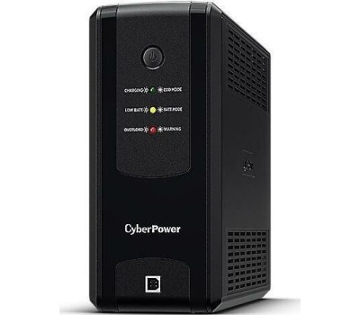 ИБП CYBERPOWER ИБП UT1200EG {Line-Interactive, Tower, 1200VA/700W USB/RJ11/45/Dry Contact (4 EURO) 12В/5 Ач х 2}