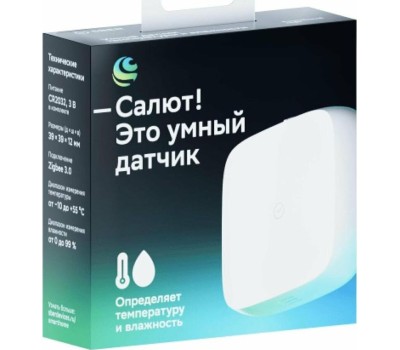 SBER Датчик температуры и влажности SBDV-00079, белый