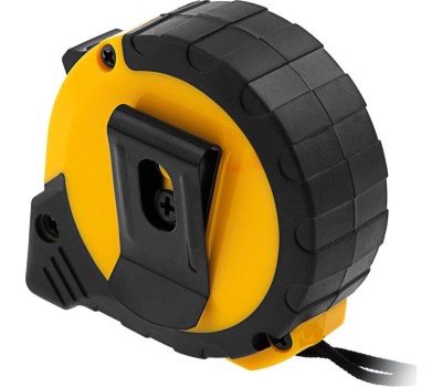 Рулетка DENZEL Рулетка 3м х 13мм, двухкомп. корпус, кнопка-пауза 31540