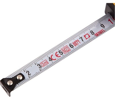 Рулетка DENZEL Рулетка 3м х 13мм, двухкомп. корпус, кнопка-пауза 31540