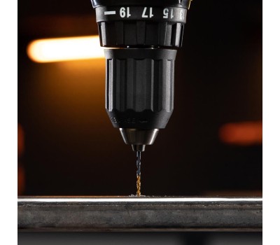 Сверло DENZEL Сверло по металлу, 2 мм, HSS-Tin, Golden Tip, 10 шт. 717203