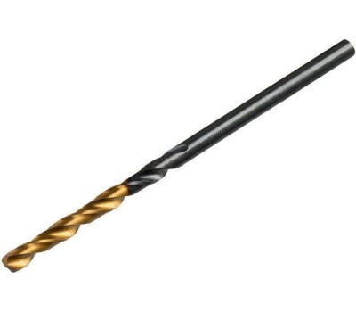 Сверло DENZEL Сверло по металлу, 2 мм, HSS-Tin, Golden Tip, 10 шт. 717203