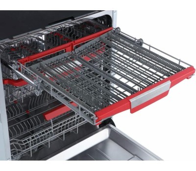 Встраиваемая посудомоечная машина KUPPERSBERG Встраиваемая посудомоечная машина GLM 6081, полноразмерная, ширина 59.8см, полновстраиваемая, загрузка 14 комплектов, серебристый