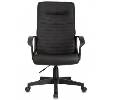 Кресло компьютерное БЮРОКРАТ Кресло руководителя CH-480LT, экокожа, до 120кг, черный