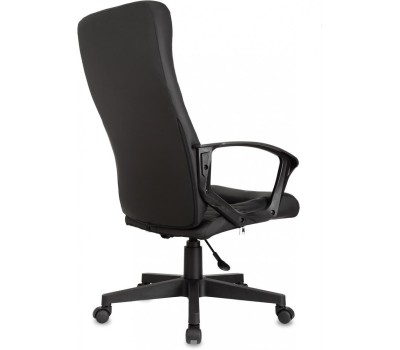 Кресло компьютерное БЮРОКРАТ Кресло руководителя CH-480LT, экокожа, до 120кг, черный